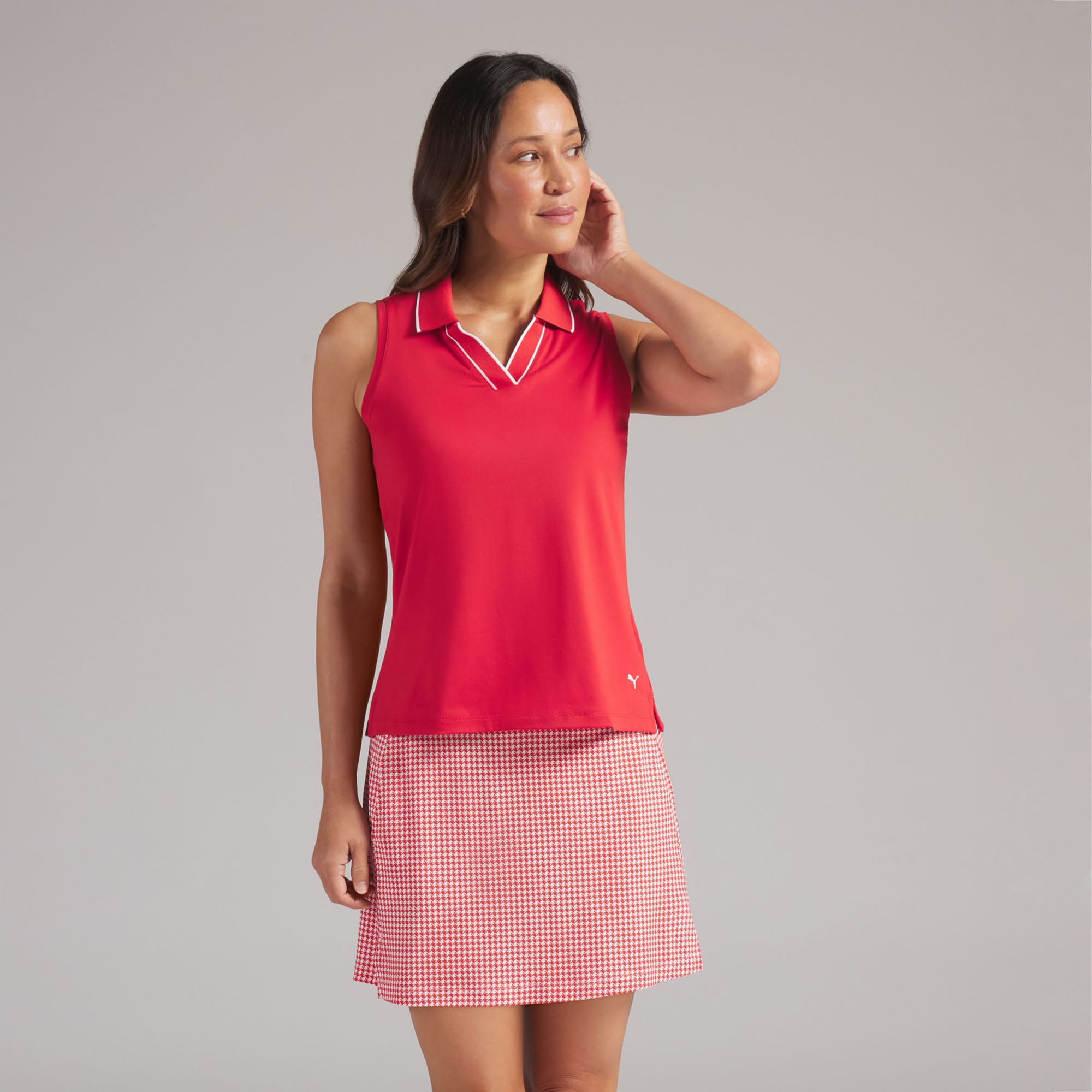 PUMA Women's CLOUDSPUN Essential Sleeveless Golf Polo product image