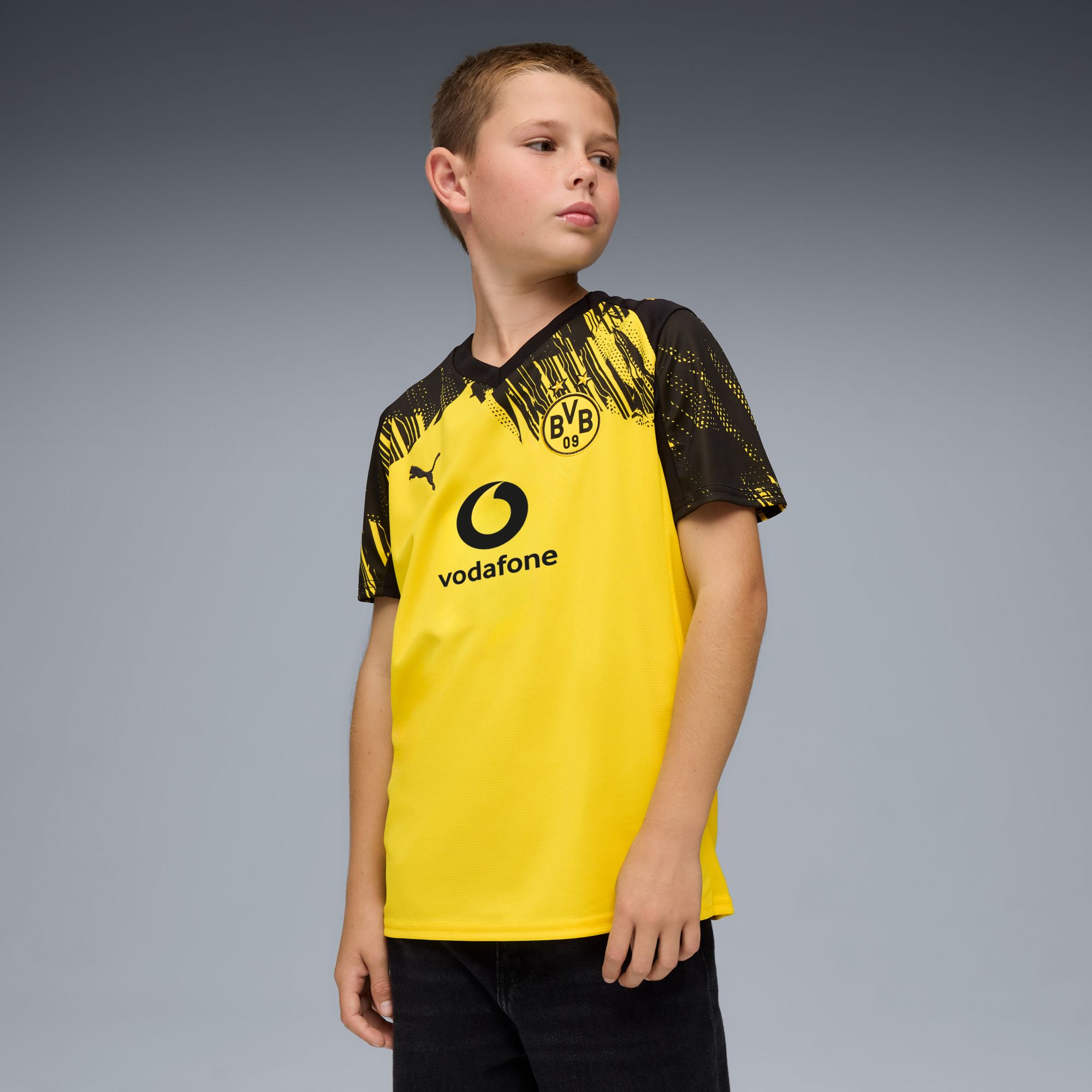 PUMA Youth Borussia Dortmund Yellow Home Replica Jersey product image