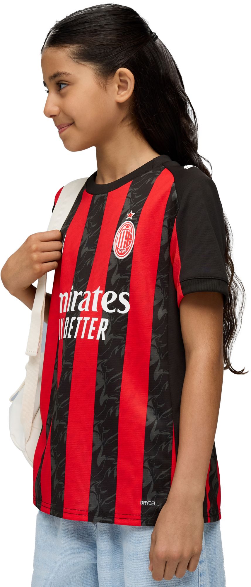 PUMA Youth AC Milan 2025-26 Home Red Replica Jersey product image