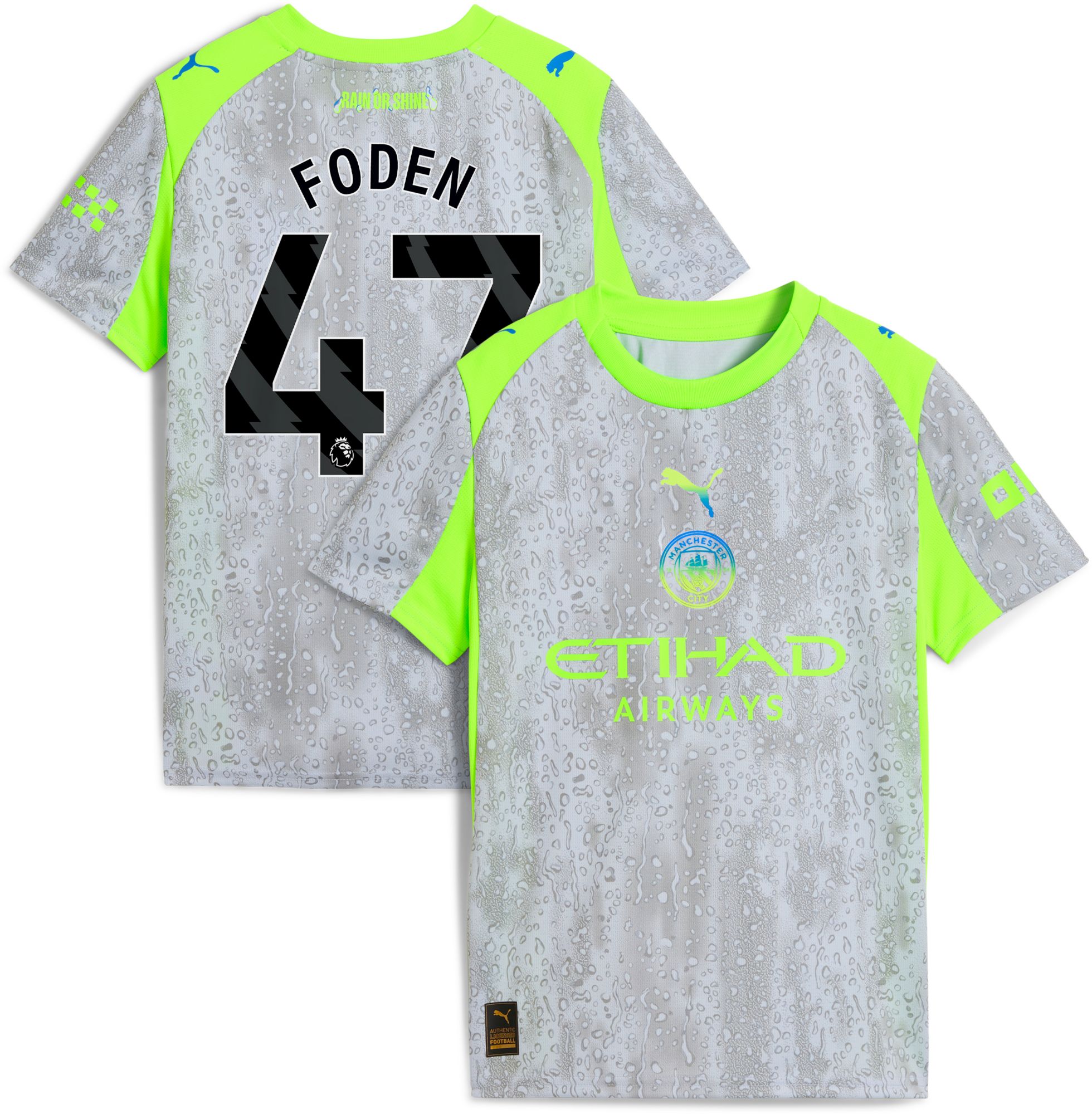 PUMA Youth Manchester City Phil Foden #47 2025 Third Replica Jersey product image