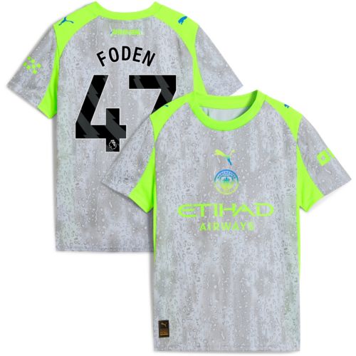 PUMA Youth Manchester City Erling Haaland #9 2025 Home Replica