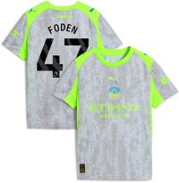 PUMA Youth Manchester City Phil Foden #47 2025 Third Replica