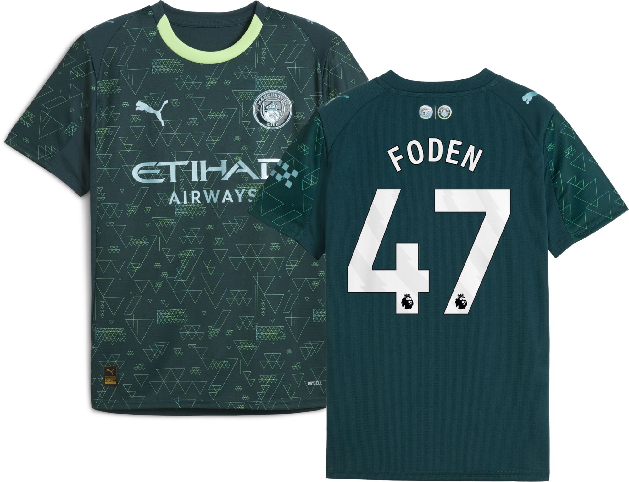 PUMA Youth Manchester City Phil Foden #47 2025 Fourth Replica Jersey product image