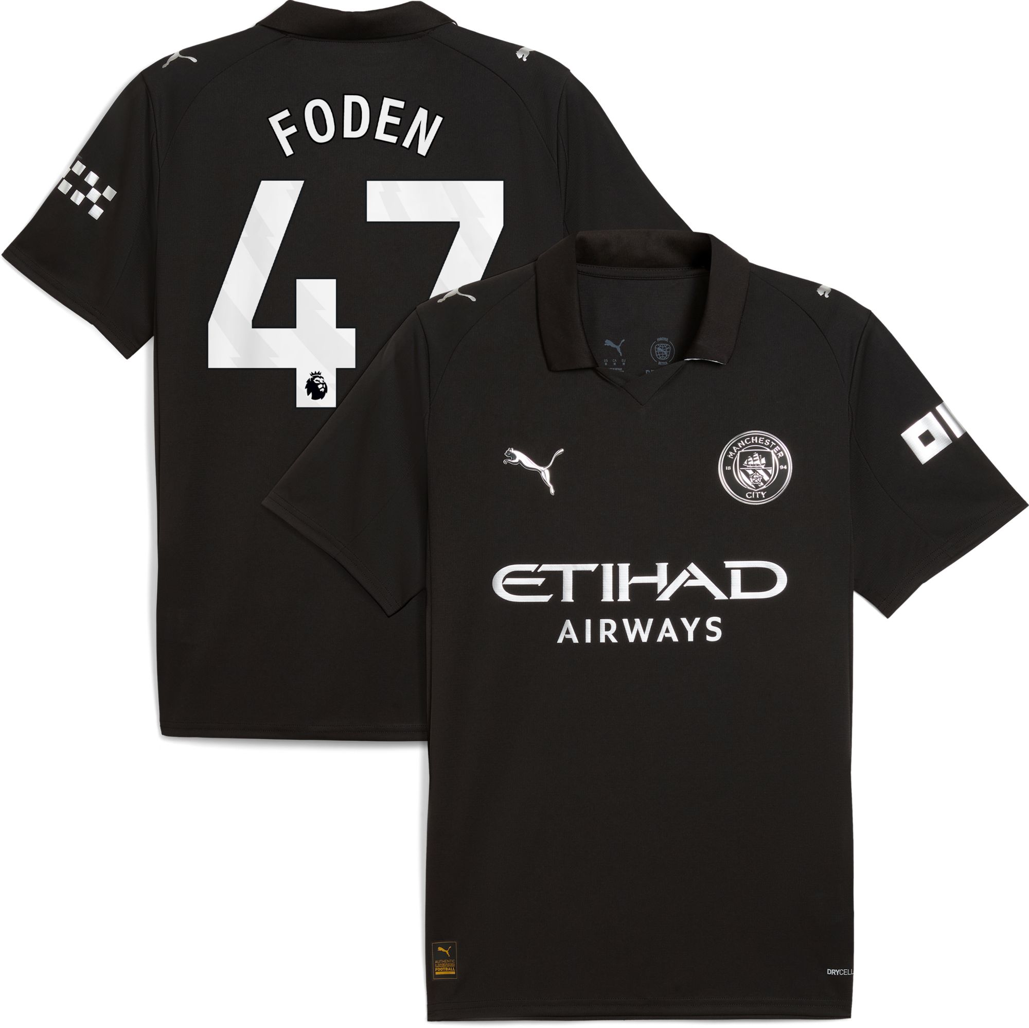 PUMA Youth Manchester City Phil Foden #47 2025 Away Replica Jersey product image