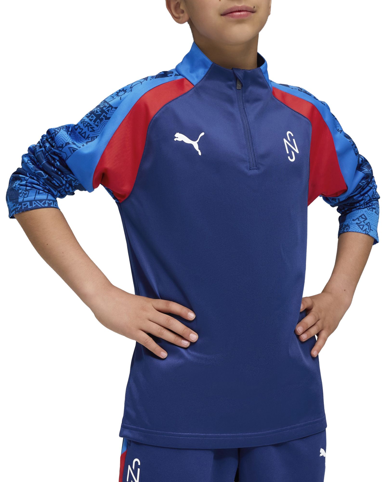 PUMA Youth Neymar Jr. Blue Graphic Jacket product image