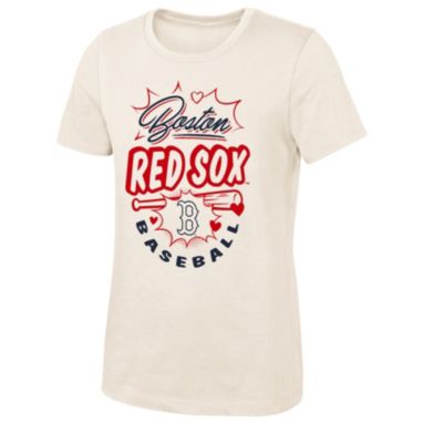 sorry, MLB Team Apparel Girls' Boston Red Sox Tan Baseball Day T-Shirt is currently out of stock