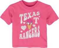 MLB Team Apparel Toddler Texas Rangers Pink Ice Cream T-Shirt | Dick's ...