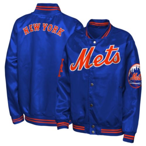 Mitchell & Ness Youth New York Mets Orange Anorak Windbreaker