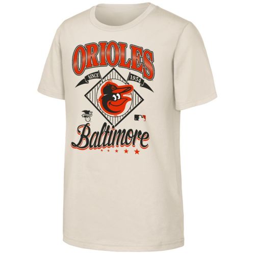 MLB Team Apparel Youth Baltimore Orioles Black Splitter T-Shirt