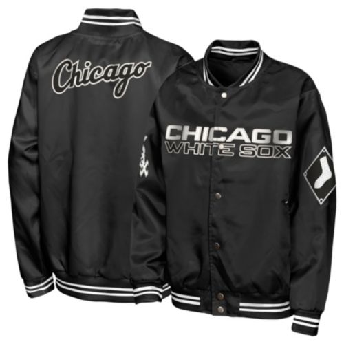 Pro Standard Boys' Chicago White Sox Blue Classic Satin Jacket