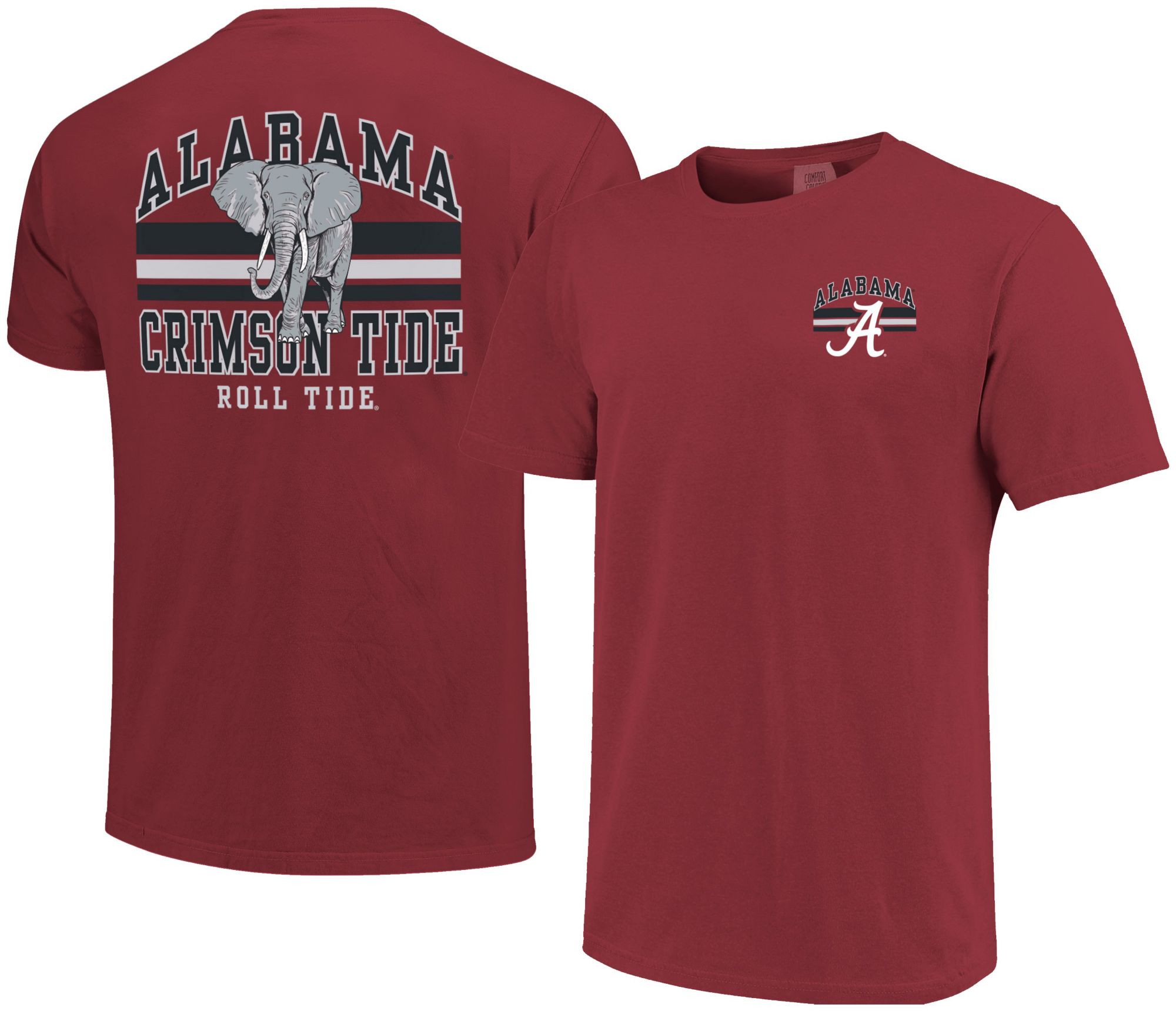 Image One Men's Alabama Crimson Tide Chili Mascot Arched Short Sleeve T-Shirt product image