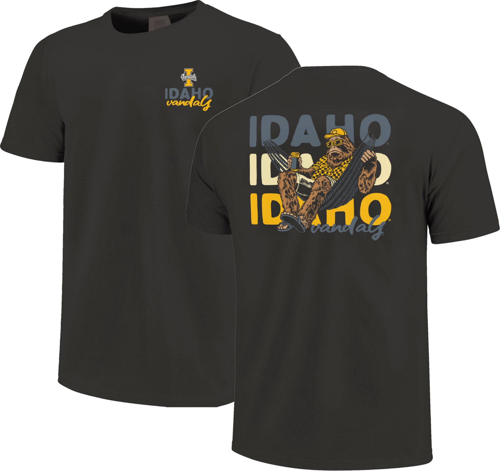 Image One Men's Idaho Vandals Dark Steel Grey Sasquatch T-Shirt product image