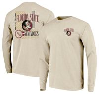 Image One Men's Florida State Seminoles Ivory IV 90s Print Long Sleeve ...