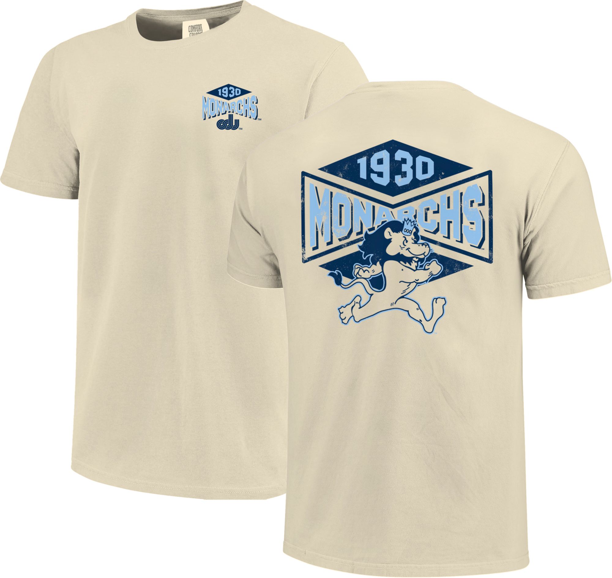 Image One Men's Old Dominion Monarchs Ivory Retro Diamond T-Shirt product image