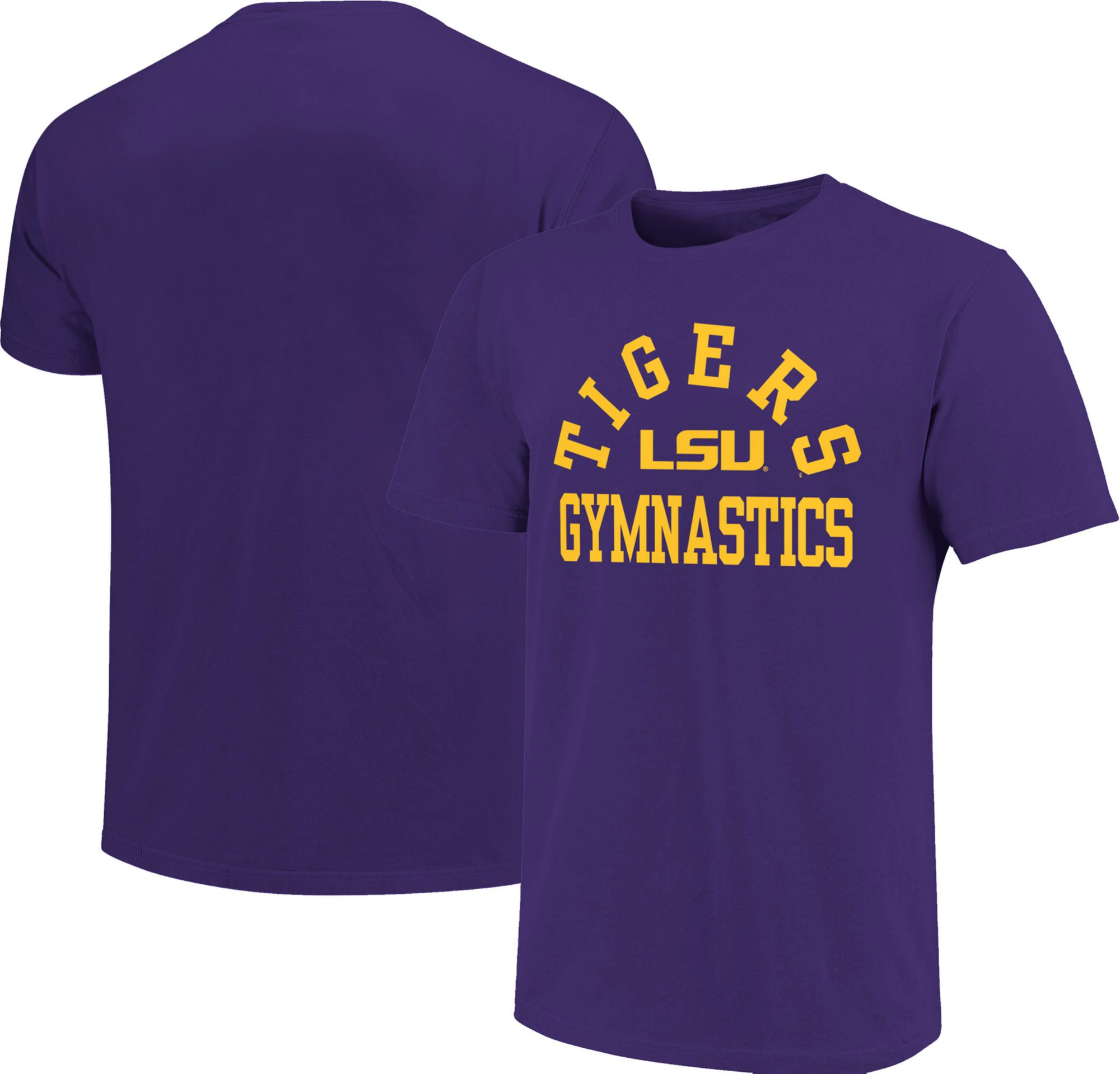 Image One Adult LSU Tigers Arch Gymnastics Purple T-Shirt product image