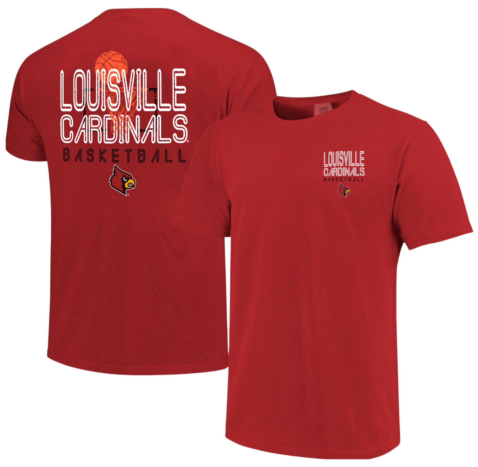 Image One Men's Louisville Cardinals Red Locker T-Shirt product image