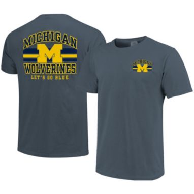 sorry, Image One Men's Michigan Wolverines Denim Mascot Arched Short Sleeve T-Shirt is currently out of stock
