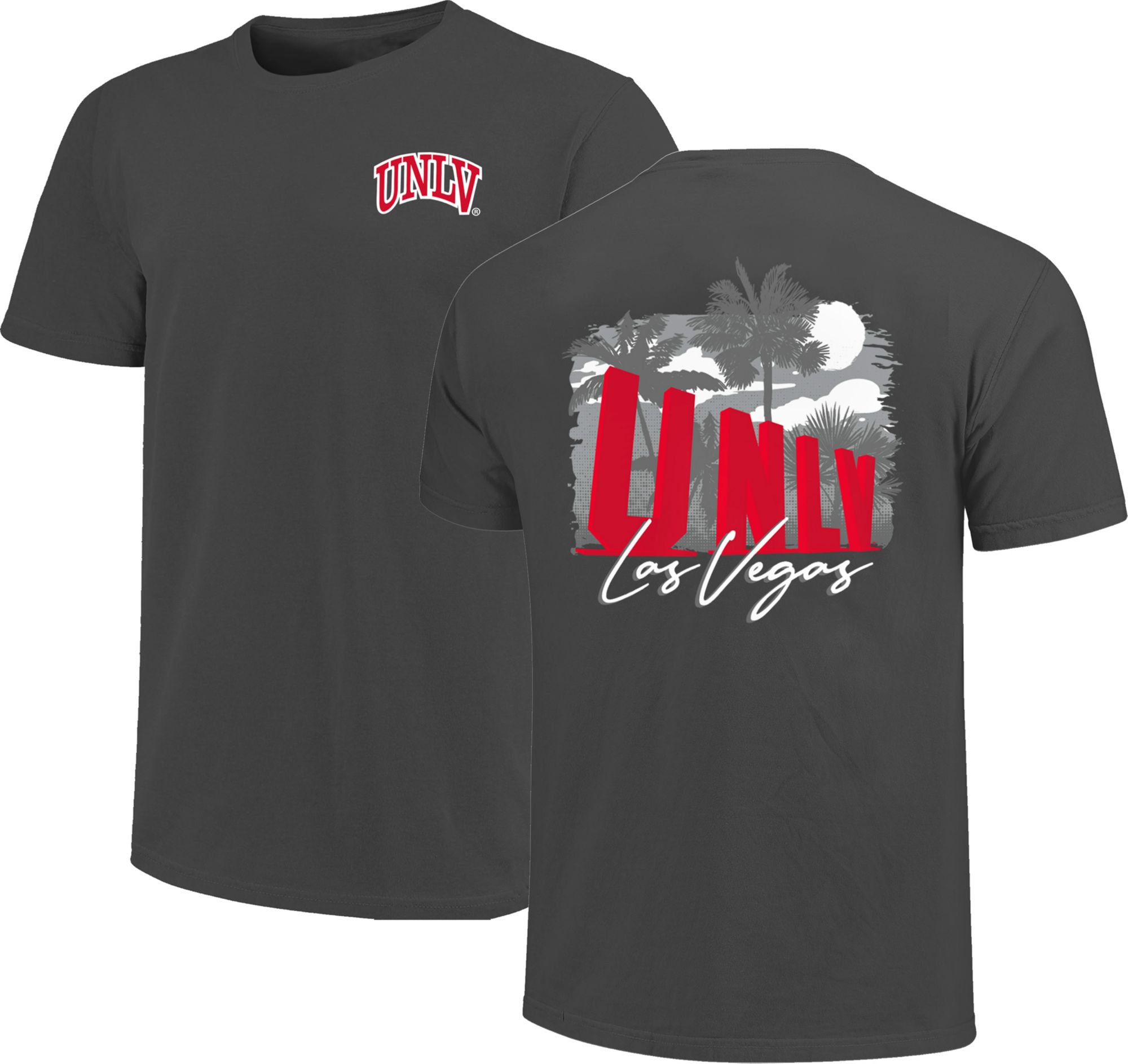 Image One Men's UNLV Rebels Black Pepper Desert Landscape T-Shirt product image