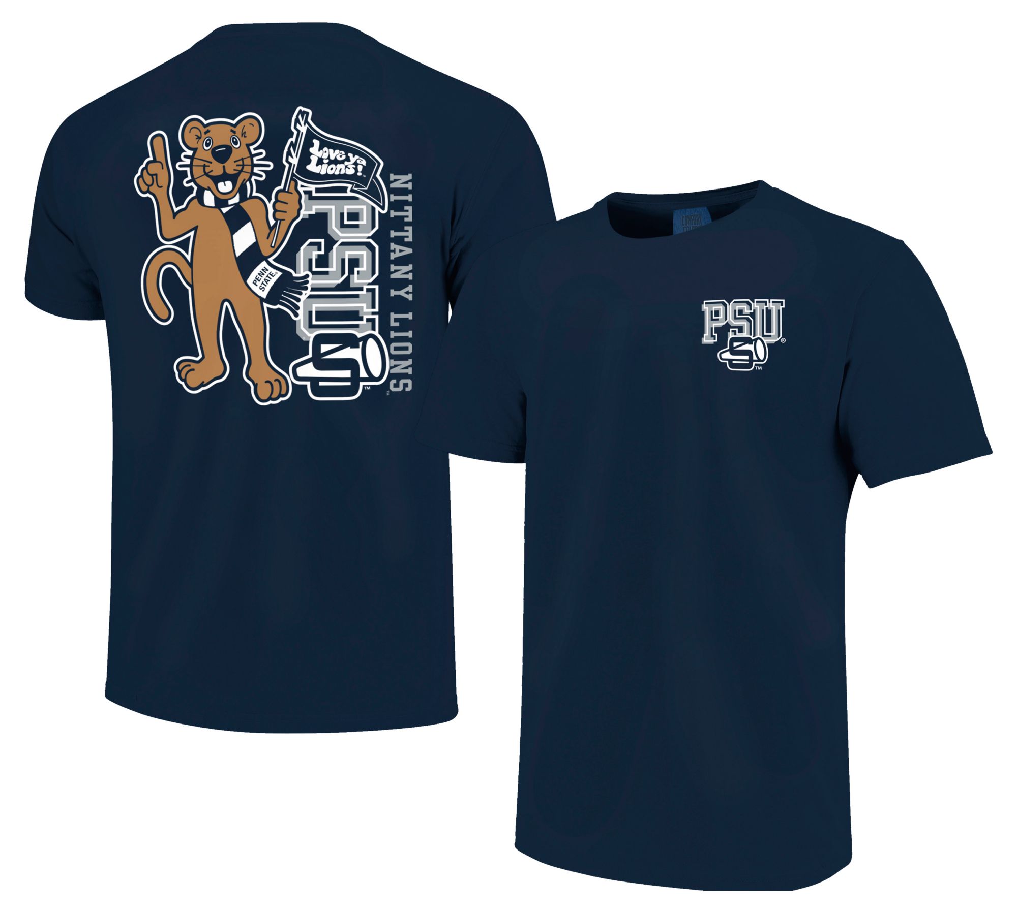 Image One Men's Penn State Nittany Lions Navy 'Luv Ya Lions' T-Shirt product image