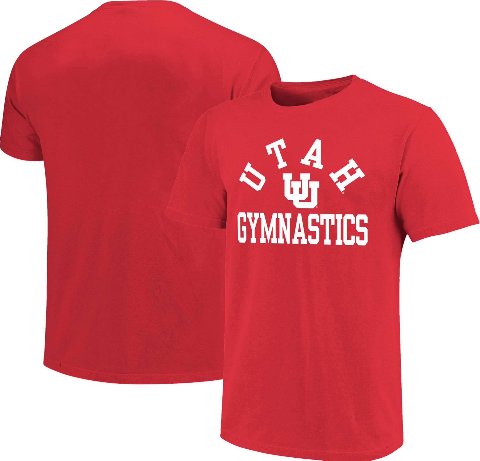 Image One Adult Utah Utes Arch Gymnastics Red T-Shirt product image