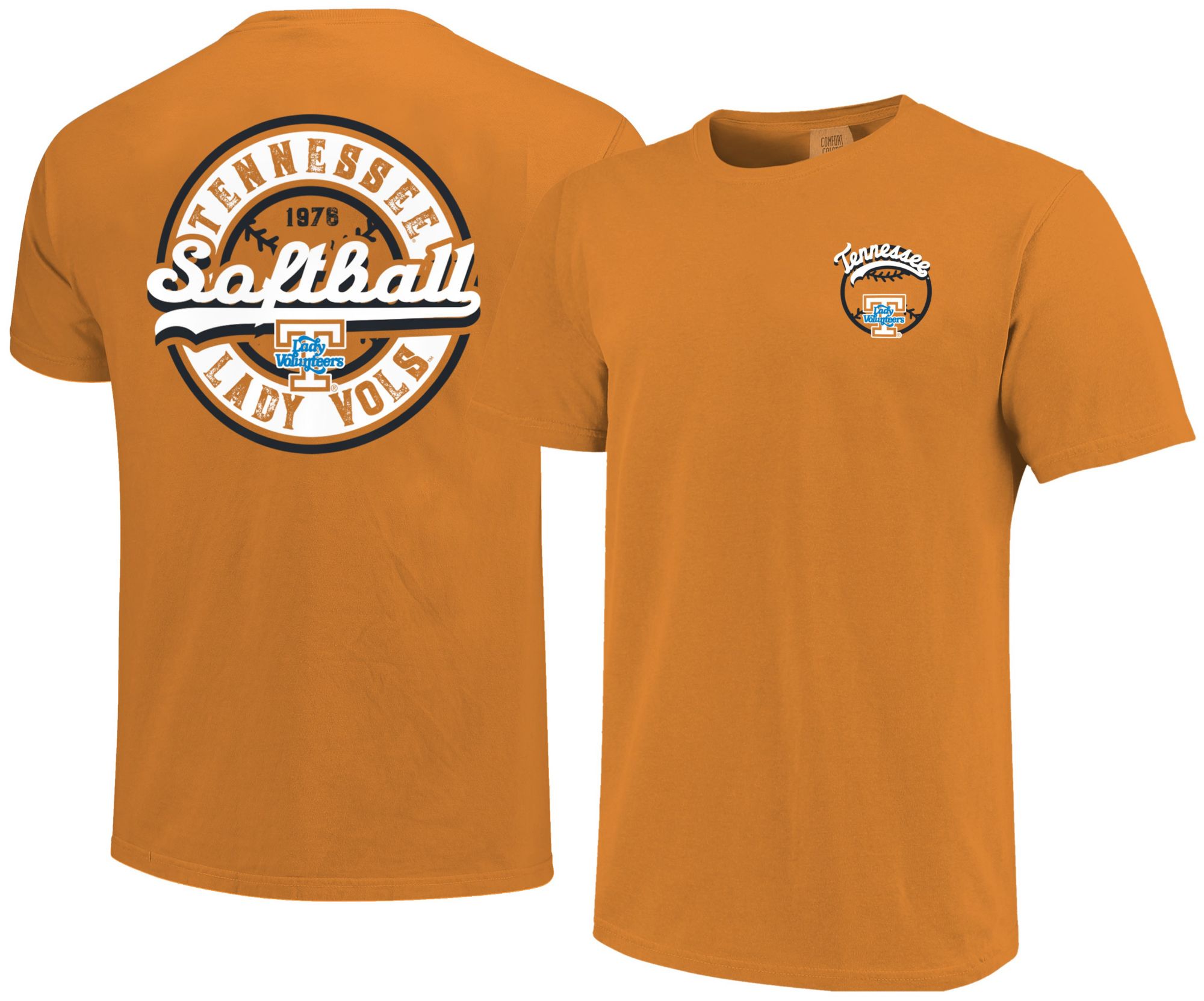 Image One Men's Tennessee Volunteers Bright Orange Rustic Script T-Shirt product image