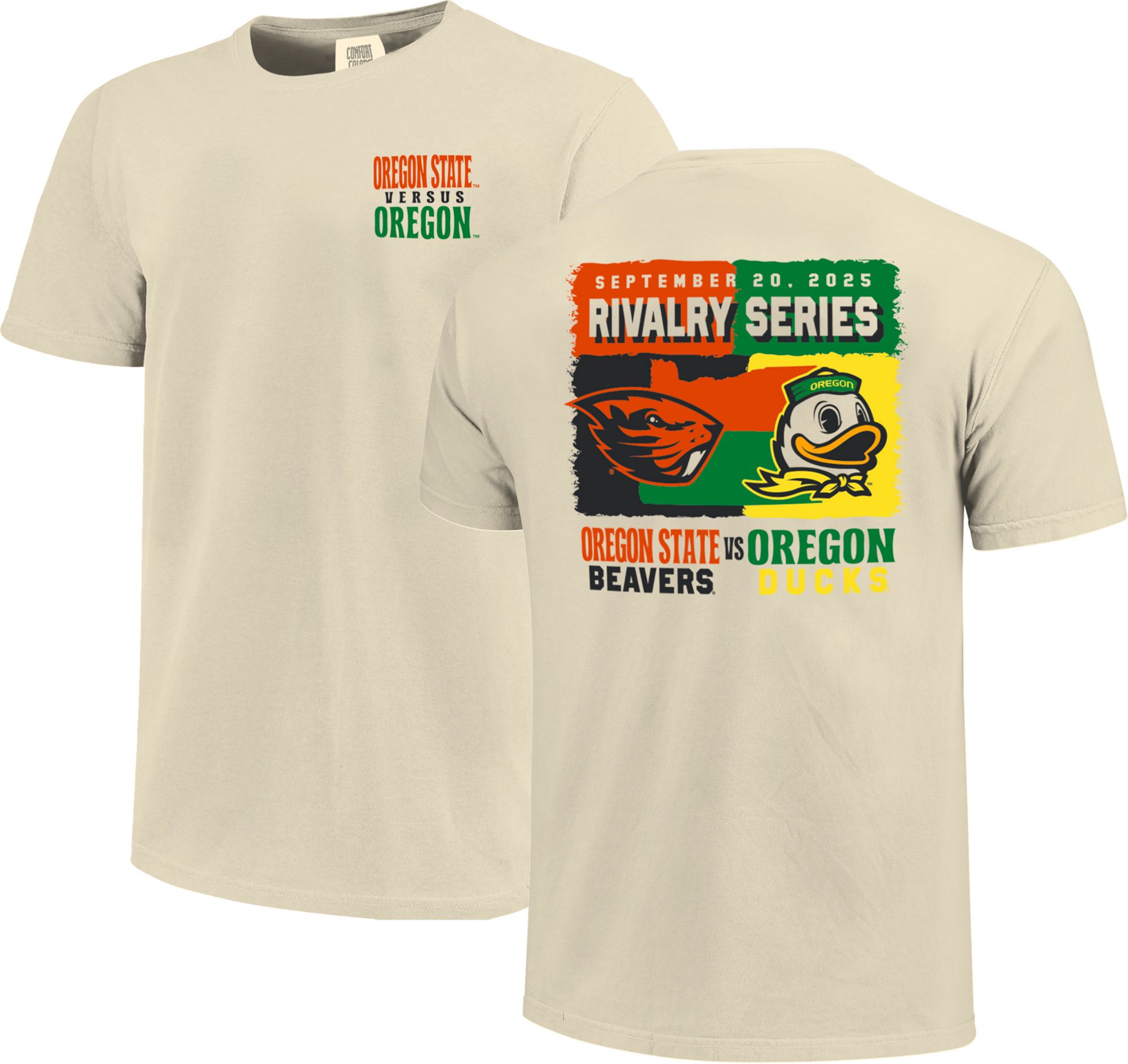 Image One Men's NCAA Ivory State War Rivalry Mascot T-Shirt product image