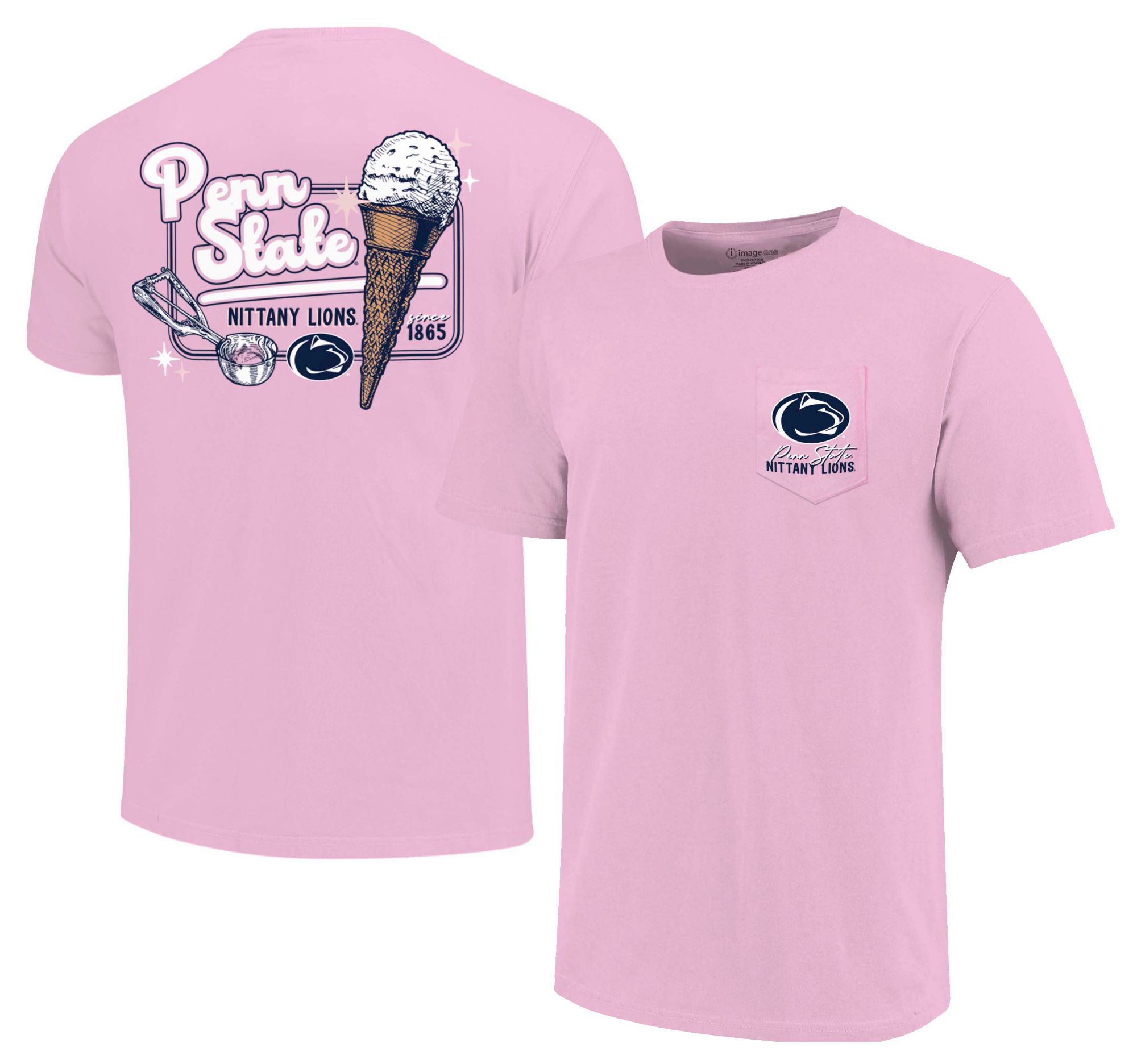 Image One Women's Penn State Nittany Lions Blossom Comfort Colors Short Sleeve T-Shirt product image