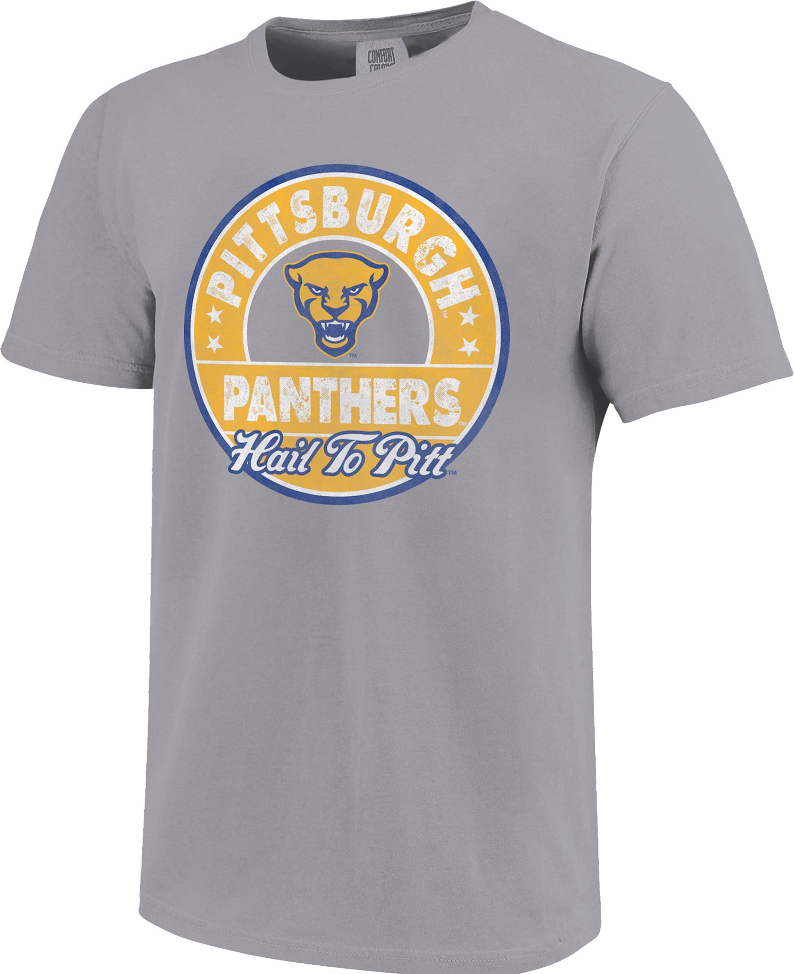 Image One Youth Pitt Panthers Grey Shield Stars T-Shirt product image