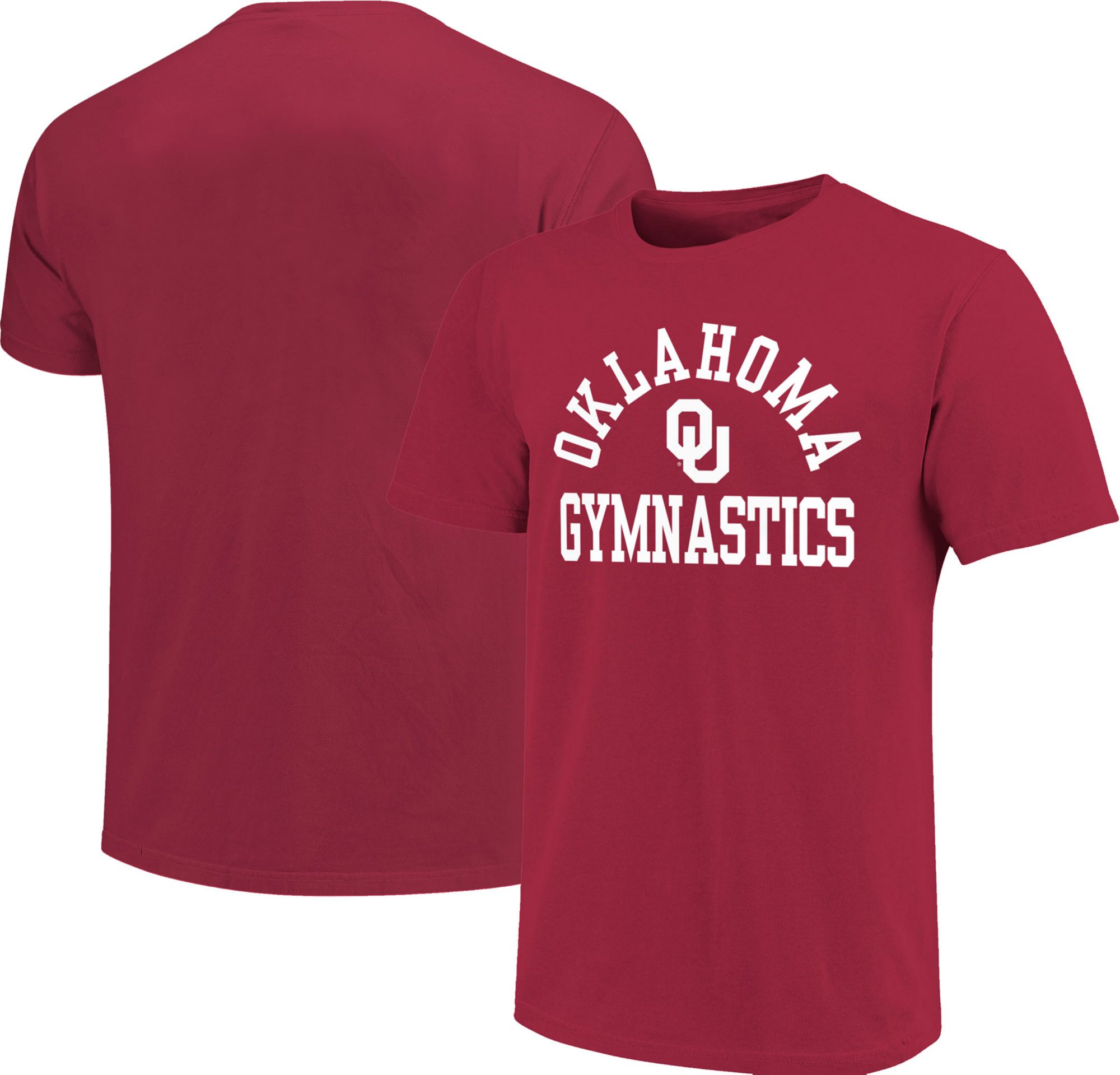 Image One Youth Oklahoma Sooners Arch Gymnastics Crimson T-Shirt product image