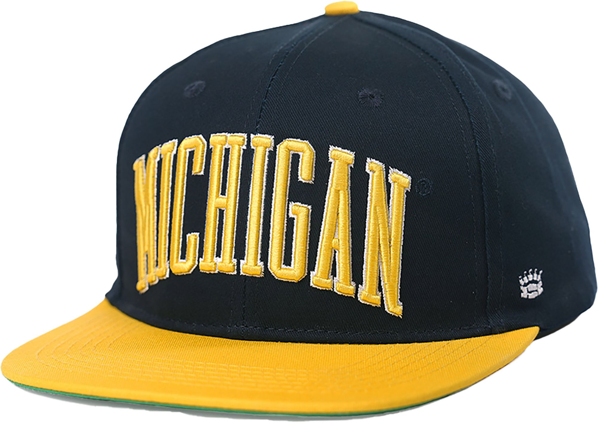 Homefield Adult Michigan Wolverines Navy 2-Tone Snapback Hat product image