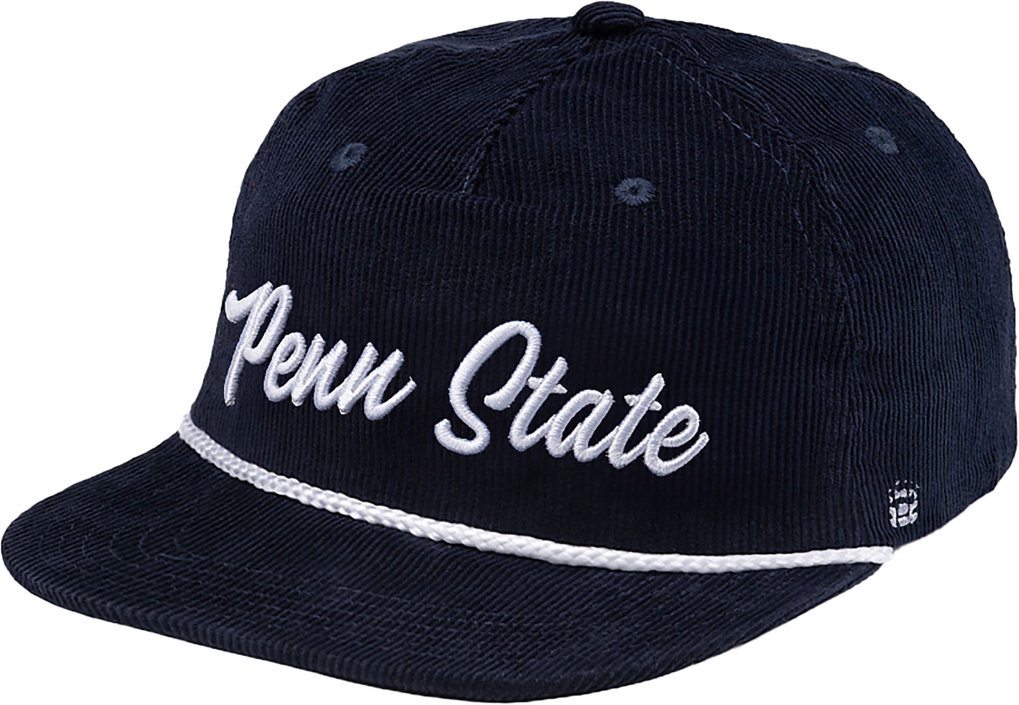 Homefield Adult Penn State Nittany Lions Navy Courduroy Script Snapback Hat product image