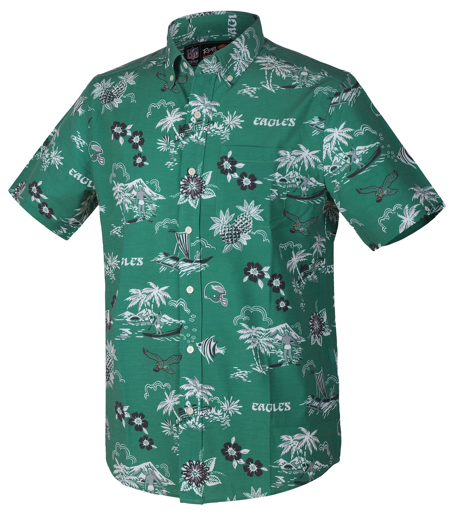 Reyn Spooner Men's Philadelphia Eagles Gameday Green Button Down Shirt product image