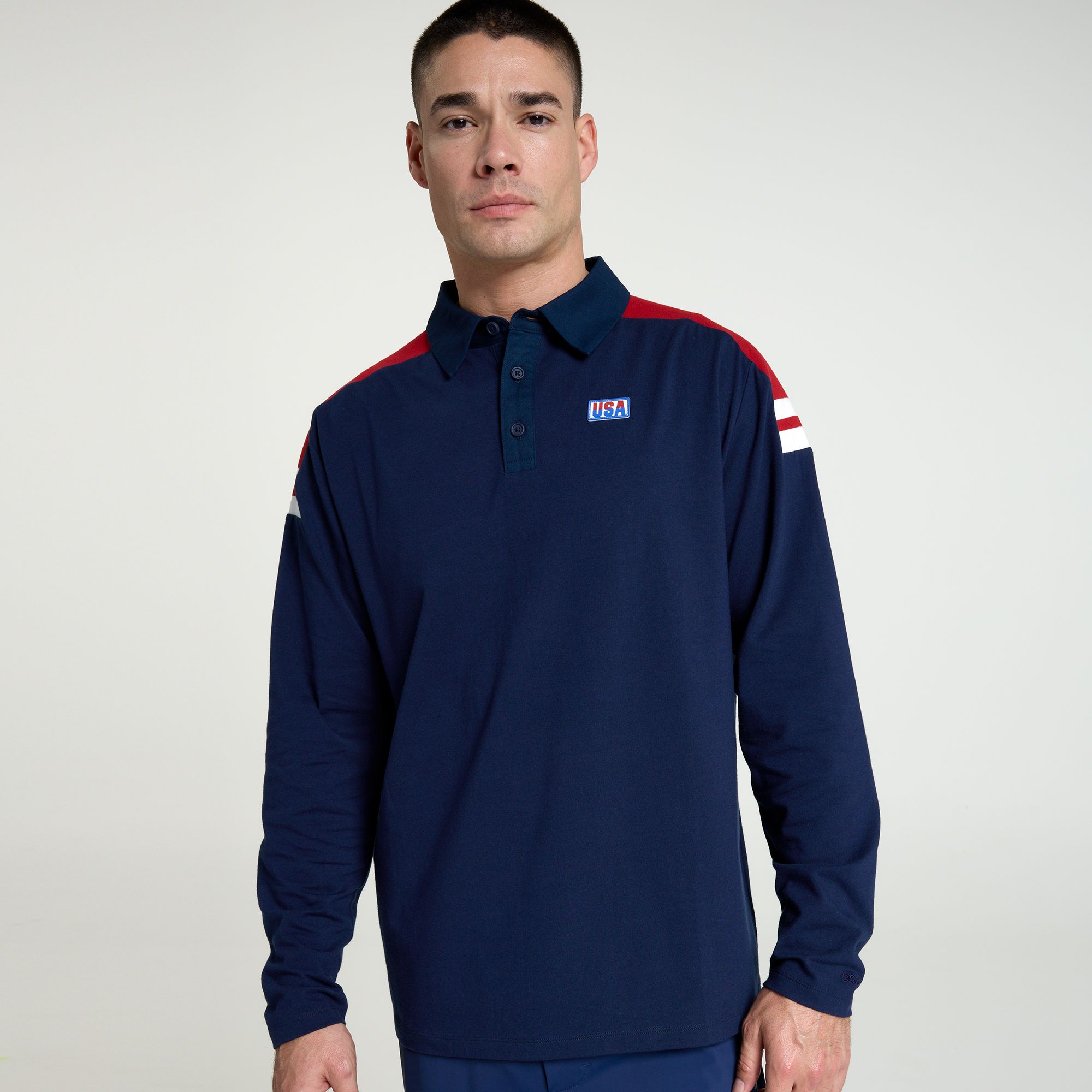 DSG Men's USA Cotton Long Sleeve Polo product image