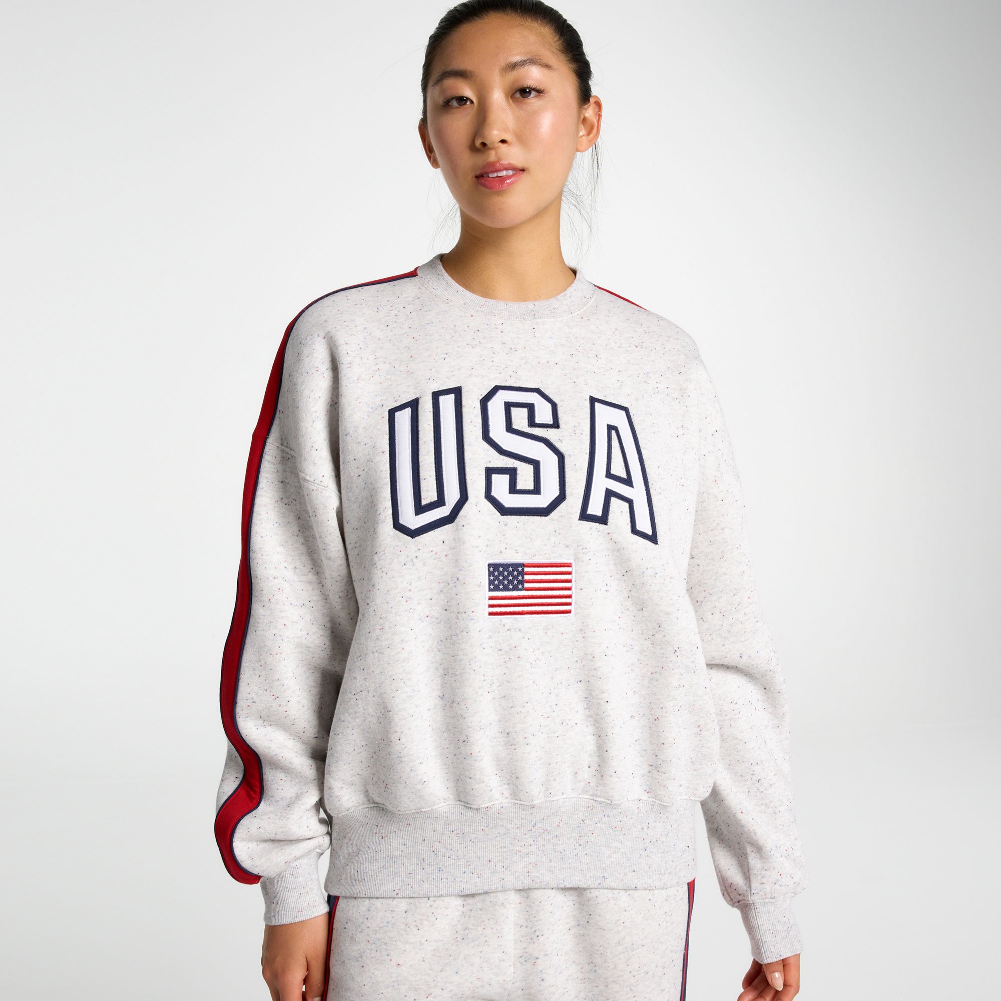 DSG Women's USA Classic Fleece Crewneck Sweatshirt product image
