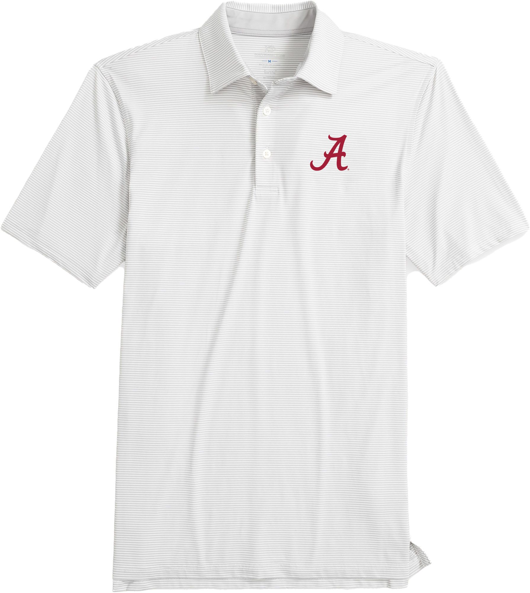 Southern Tide Men's Alabama Crimson Tide Grey Breeze Meadowbrook Polo product image