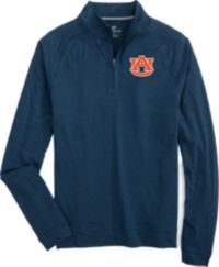 Southern Tide Men's Auburn Tigers Navy Cruiser Quarter-Zip Jacket