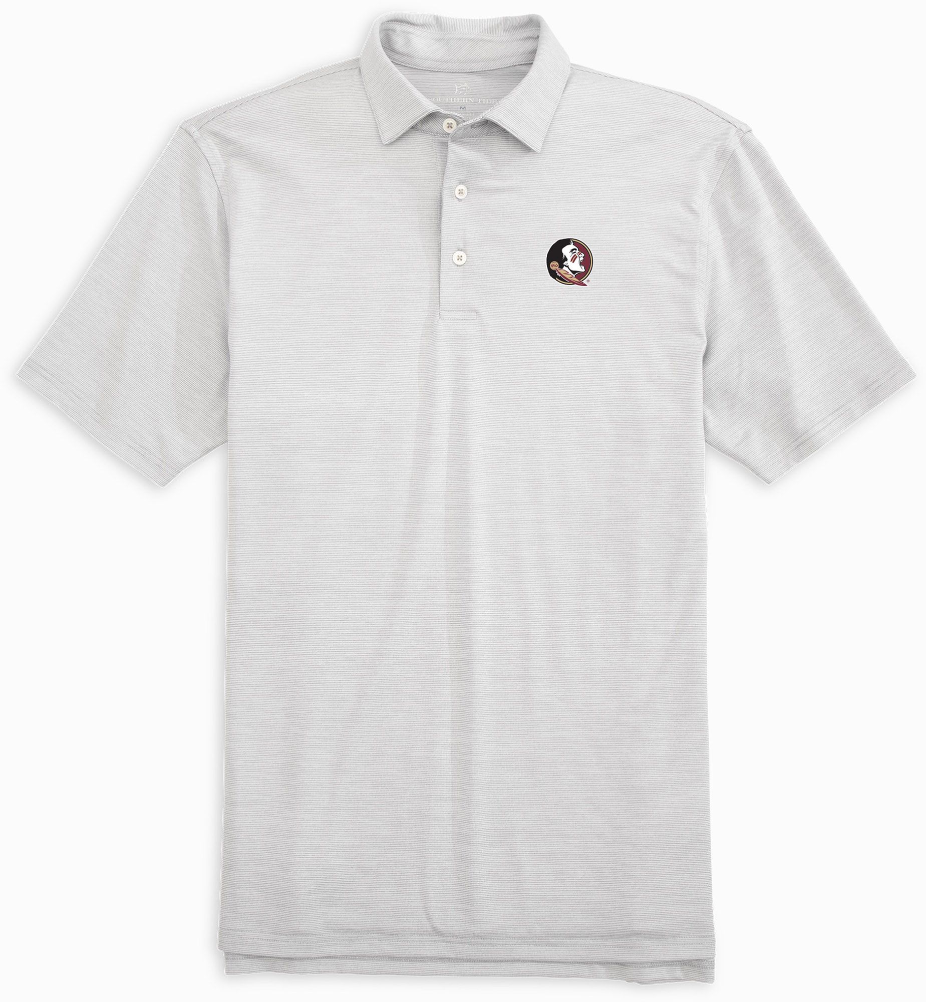 Southern Tide Men's Florida State Seminoles Grey Driver Spacedye Polo product image