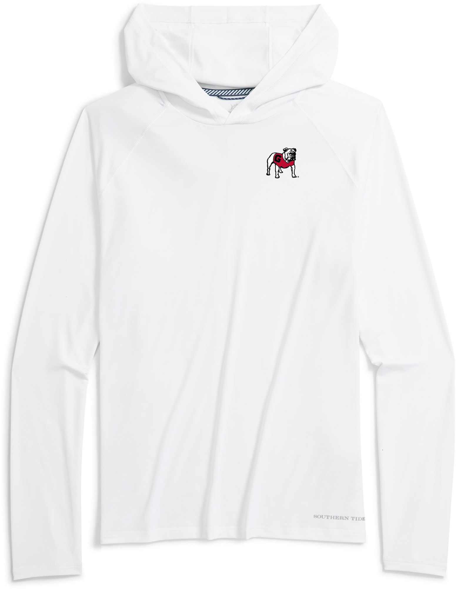 Southern Tide Men's Georgia Bulldogs White brrr°-illiant Performance Hoodie product image