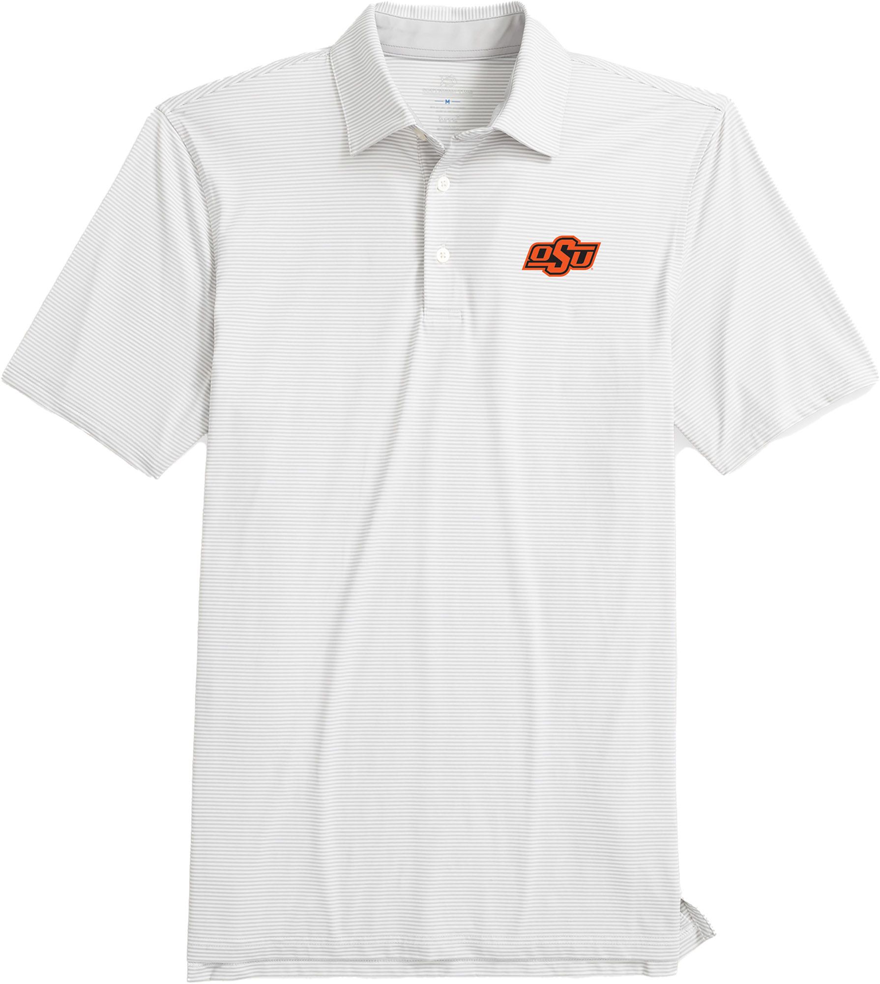 Southern Tide Men's Oklahoma State Cowboys Grey brrr°-eeze Meadowbrook Polo product image