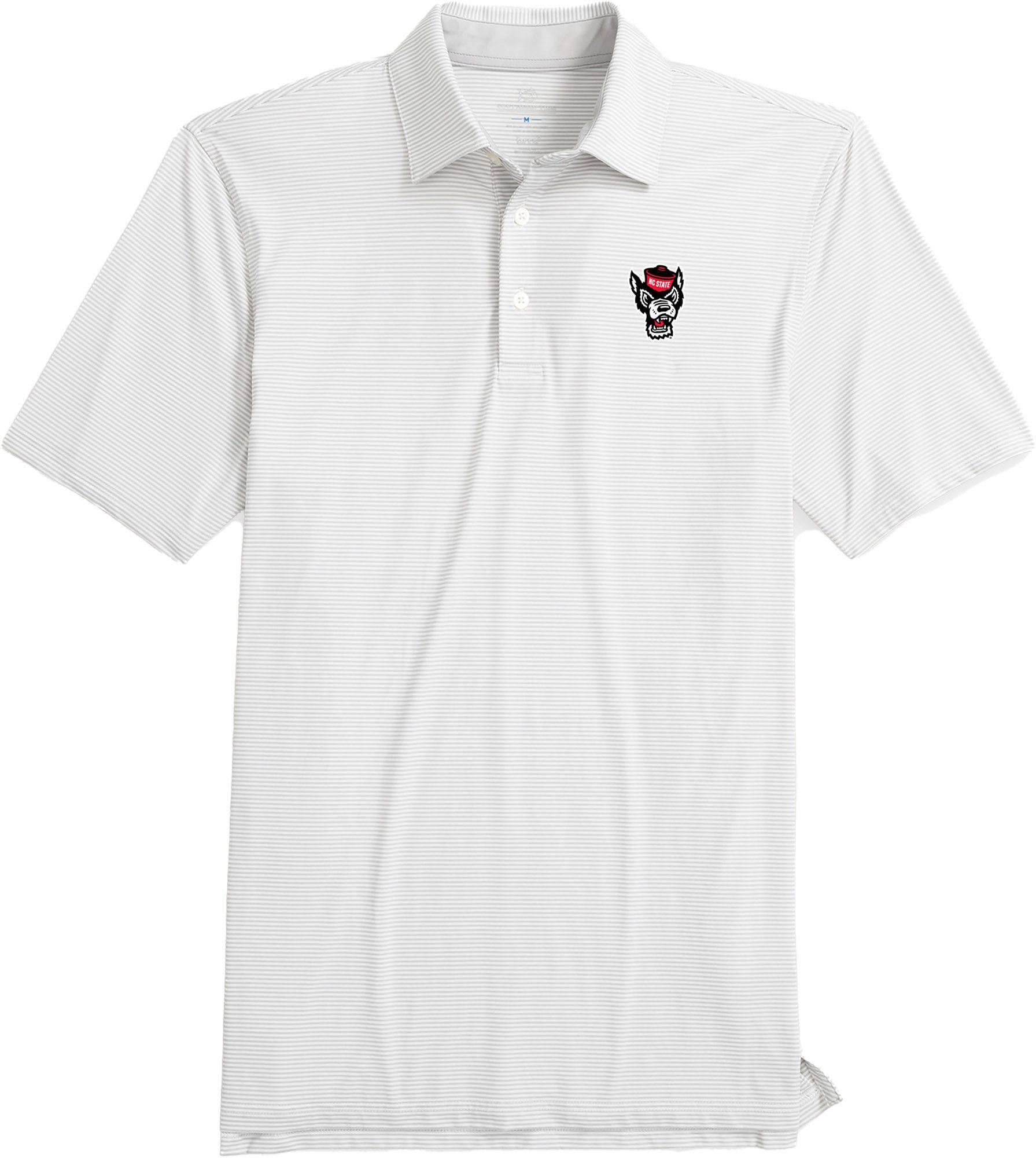 Southern Tide Men's NC State Wolfpack Grey brrr°-eeze Meadowbrook Polo product image