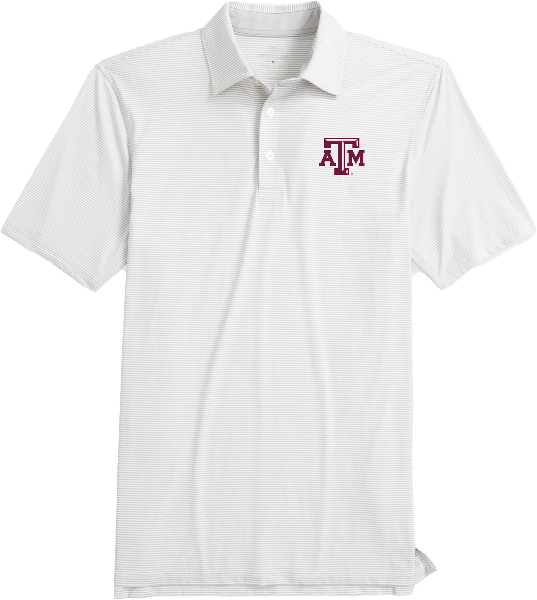 Southern Tide Men's Texas A&M Aggies Grey brrr°-eeze Meadowbrook Performance Polo product image