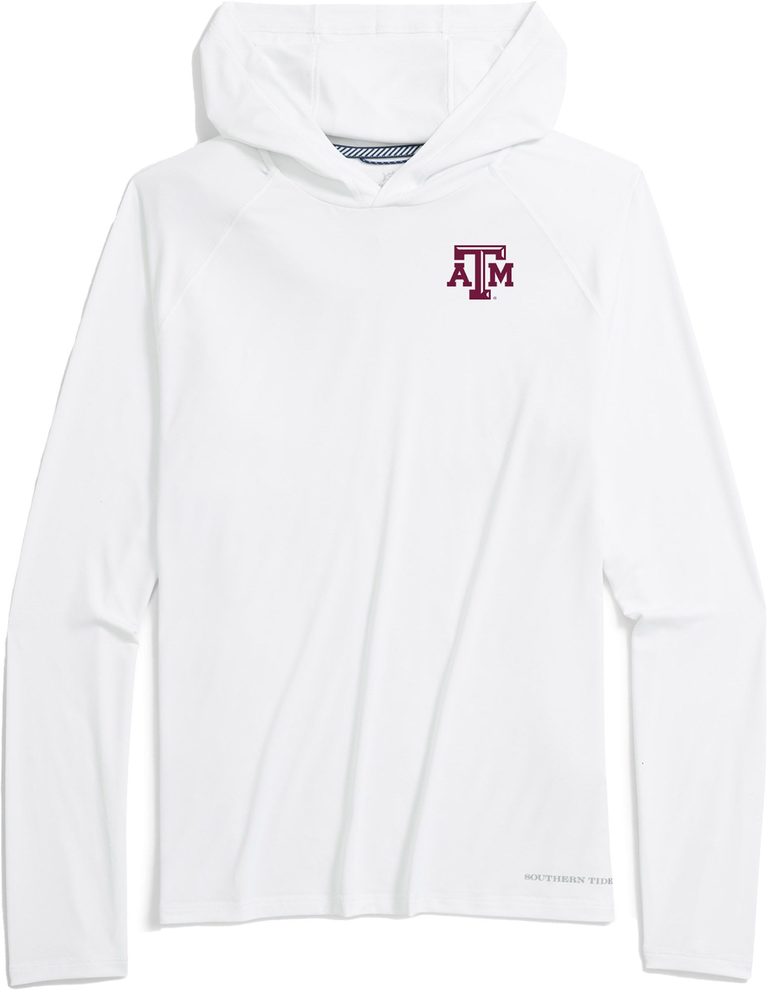 Southern Tide Men's Texas A&M Aggies White brrr°-illiant Performance Hoodie product image