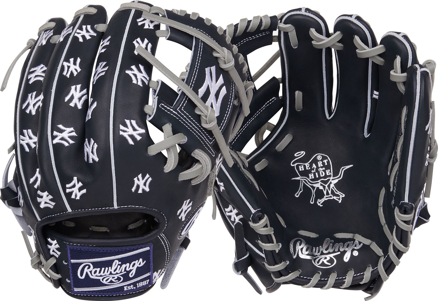 Rawlings 11.75" New York Yankees Heart of the Hide Series Glove product image