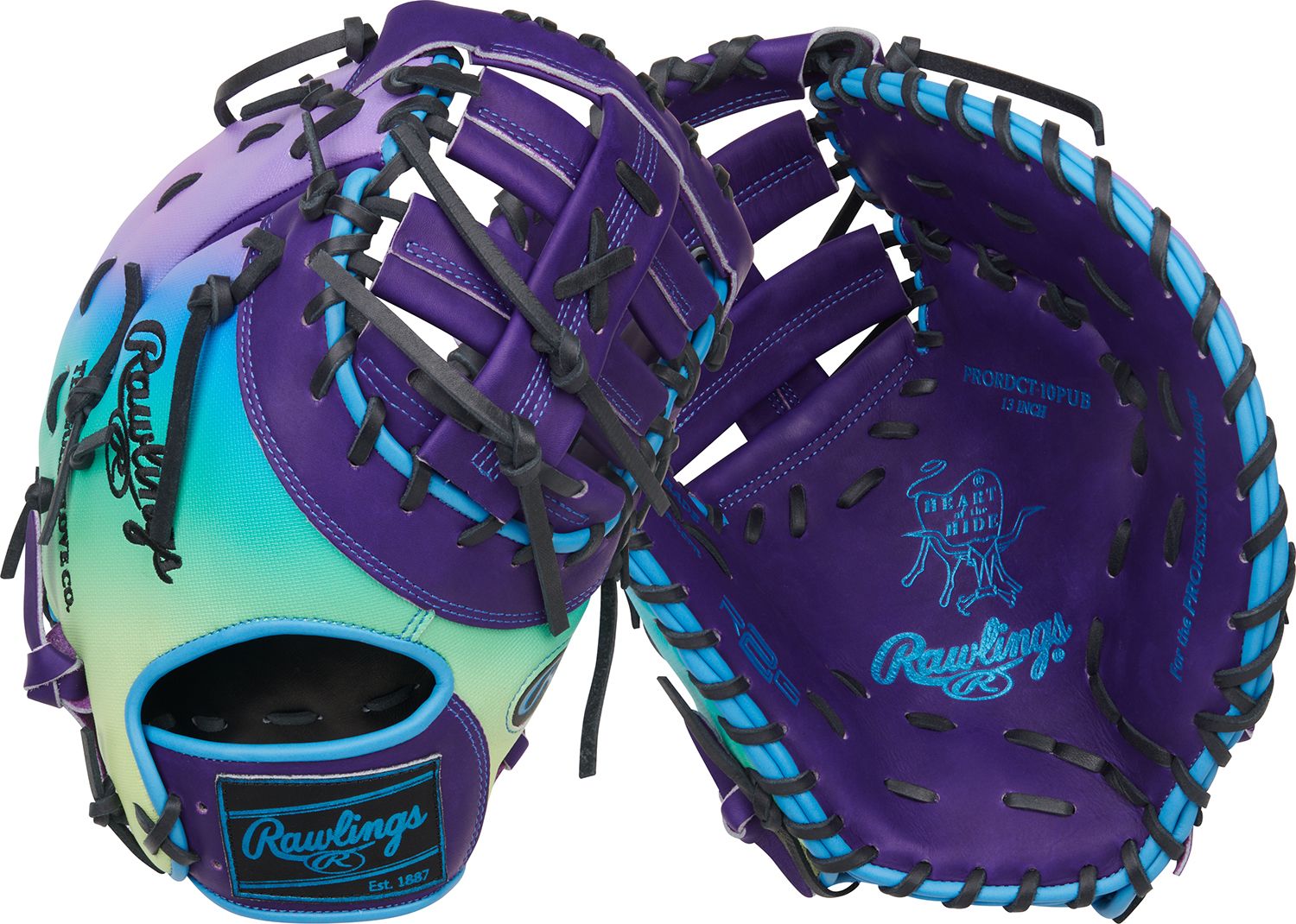Rawlings 13" Heart of the Hide Funburst Series First Base Mitt product image