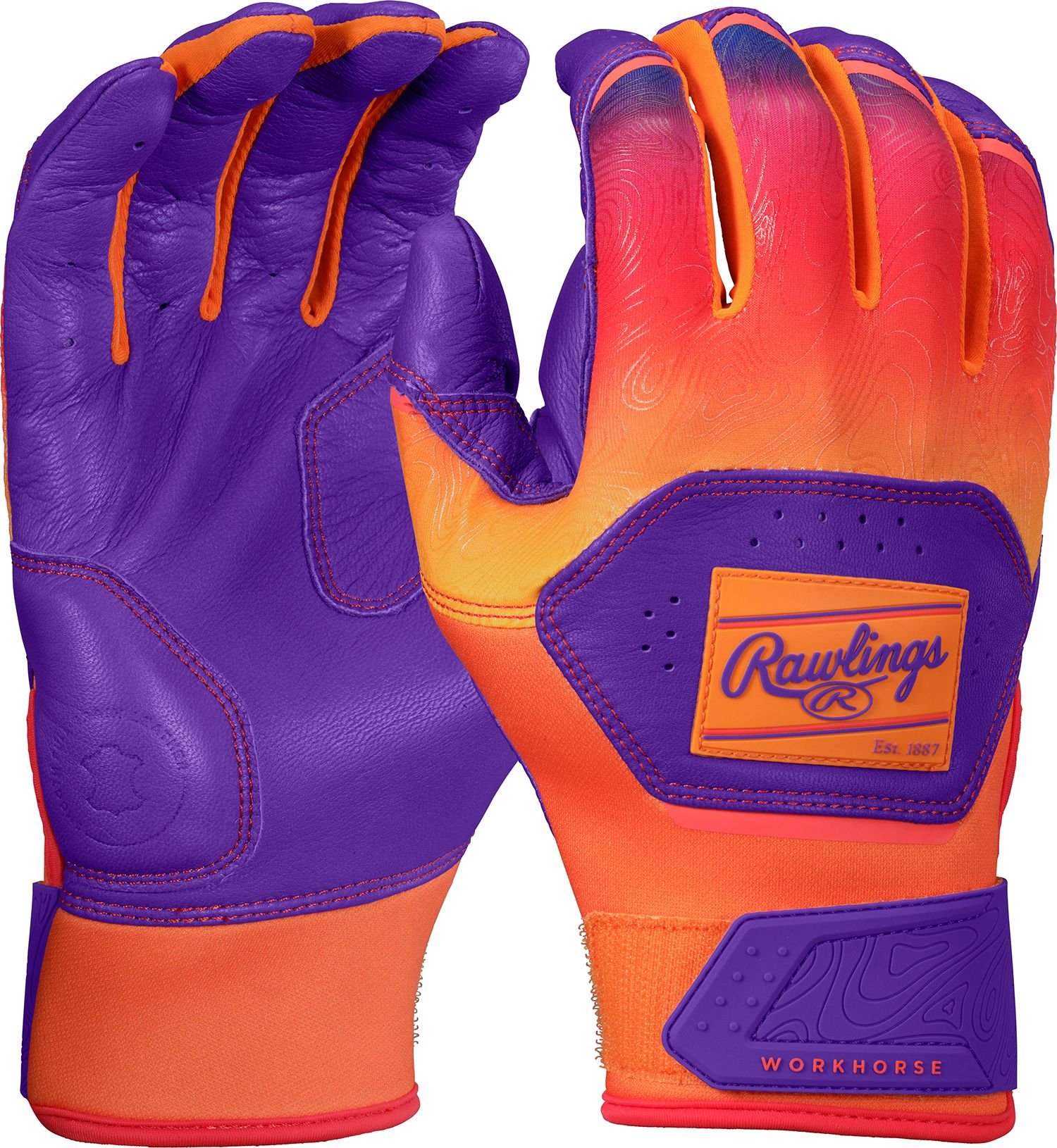 Rawlings Youth Workhorse Funburst Batting Gloves product image