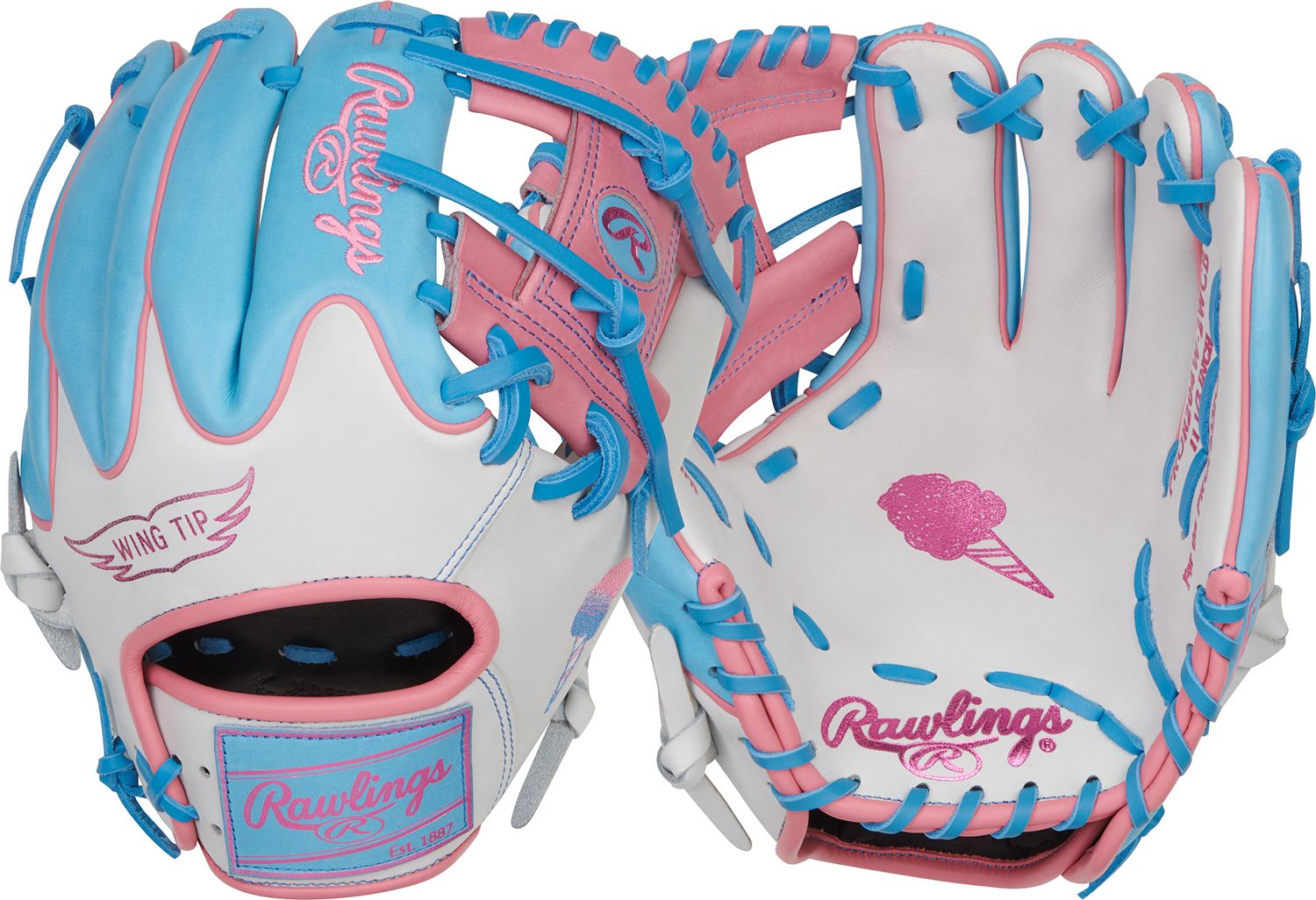 Rawlings 11.5'' Heart of the Hide R2G Cotton Candy Series Glove product image