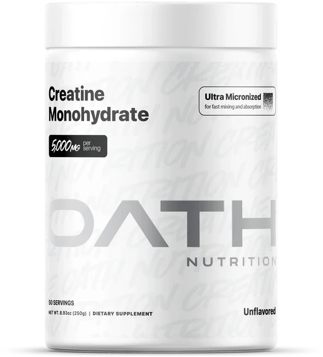 OATH Micronized Creatine Monohydrate – 50 Servings product image