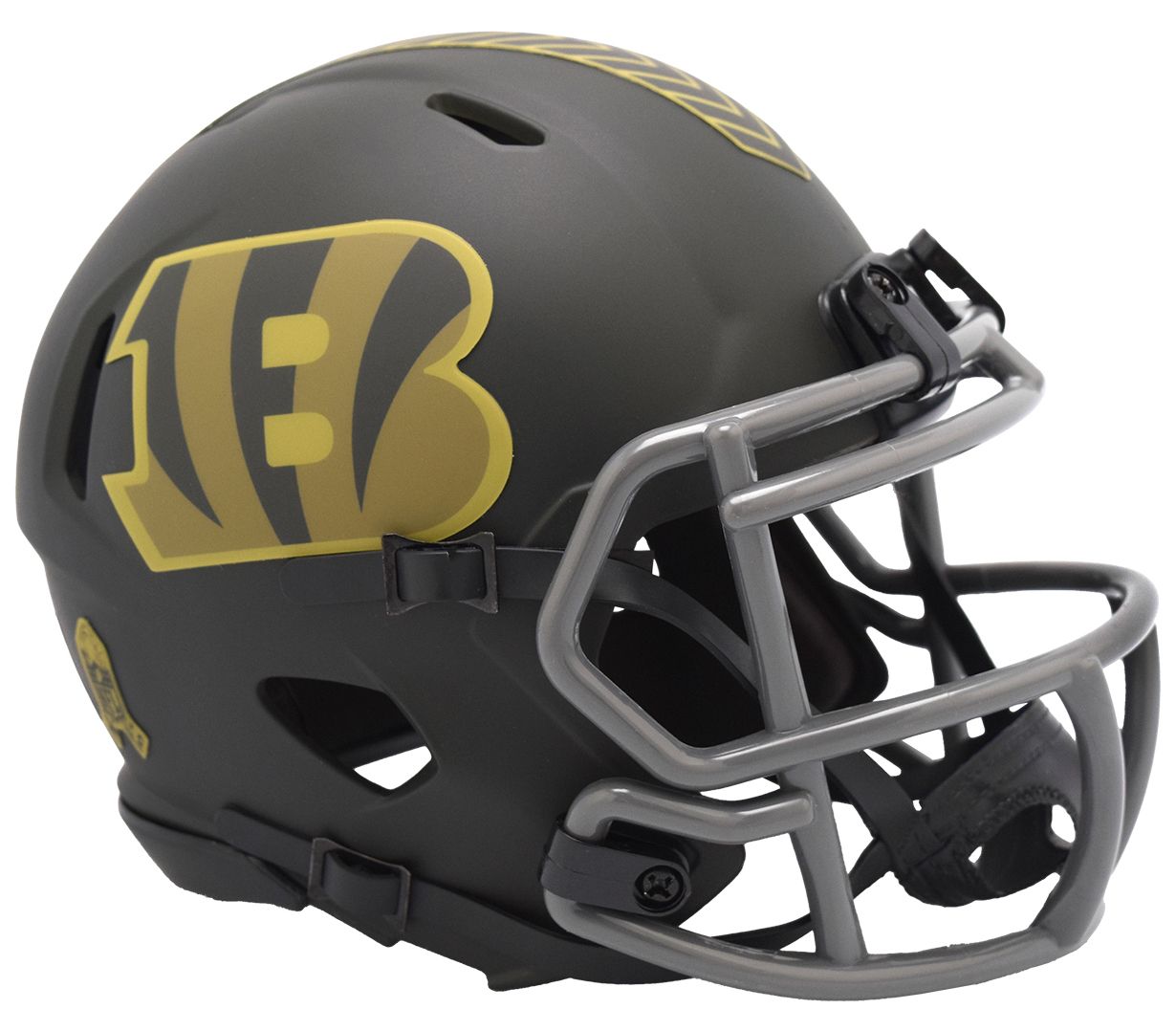 Riddell Cincinnati Bengals 2025 Salute to Service Mini Helmet product image