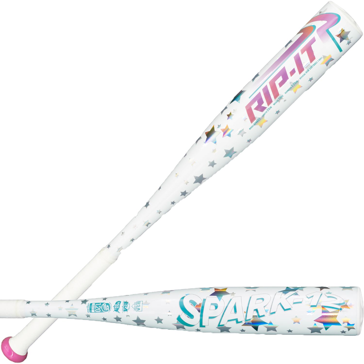 RIP-IT Girls' Play Ball Spark USA Tee Ball Bat (-12) product image