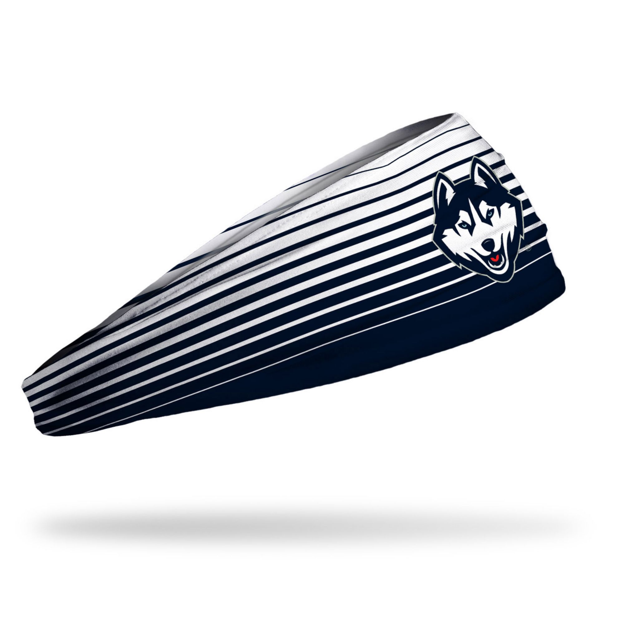 JUNK Brands Adult UConn Huskies White and Navy Big Bang Lite Headband product image